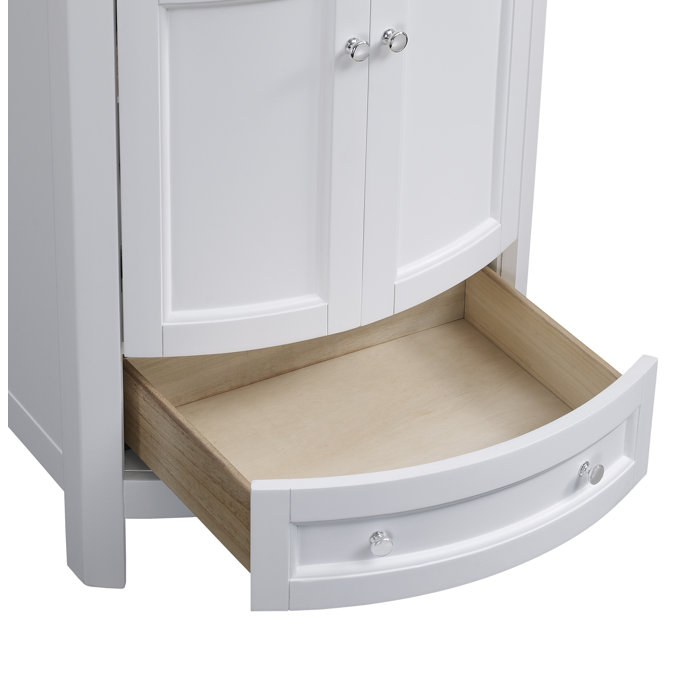 Charlton Home® Thibeault 24'' Freestanding Single Bathroom Vanity with